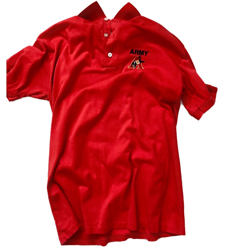 Jostens U.S. Military Academy at West Point "Army Mule" Polo Shirt, Men's M, Red